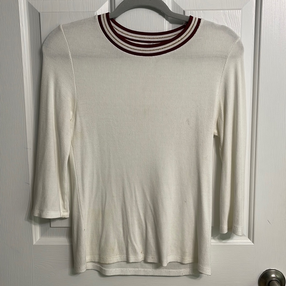 Stradivarius ribbed shirt